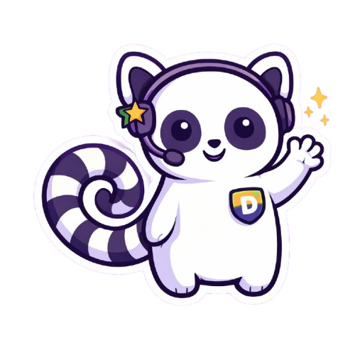 Dedi le lémur - Notre mascotte